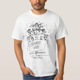 Diseño del frente de camisa de la conciencia del