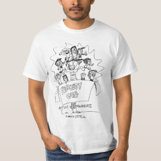 Diseño del frente de camisa de la conciencia del