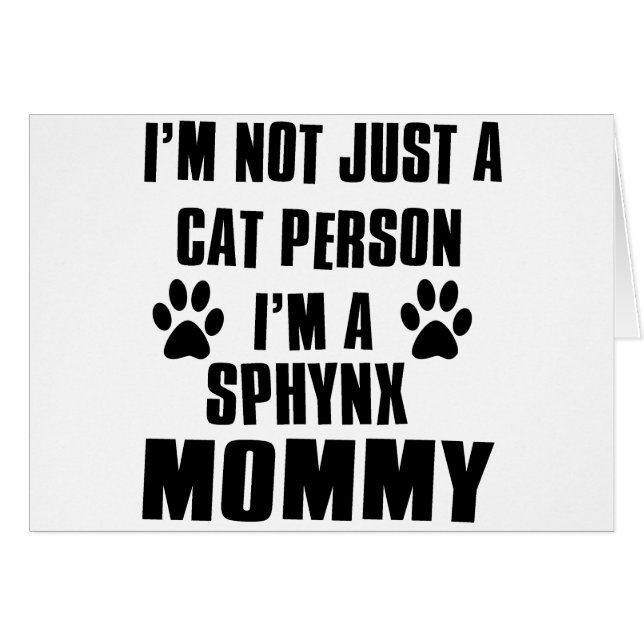 Diseño del gato del camisetas de Sphynx (Anverso (Horizontal))