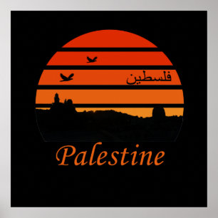 Diseño del horizonte de Palestina arte palestino