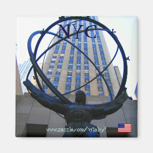 Diseño del imán de la fotografía de New York Ci