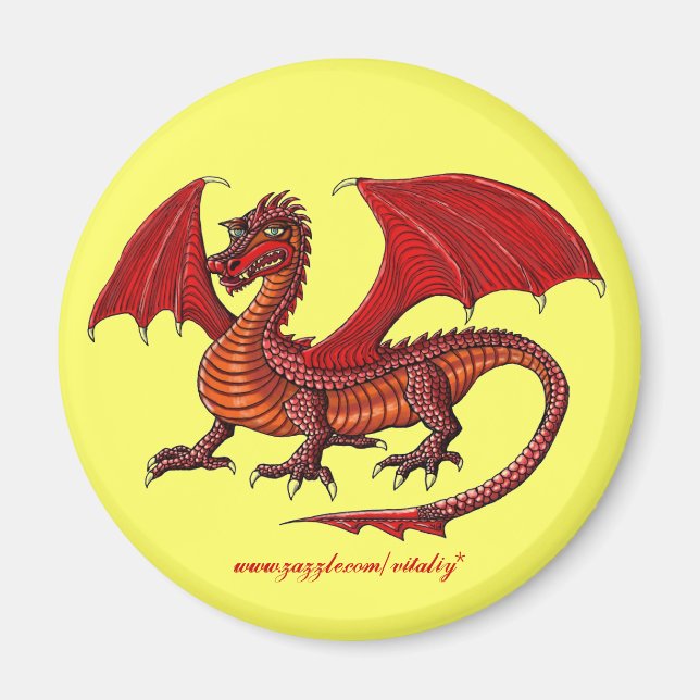 Diseño del imán del último dragón (Frente)