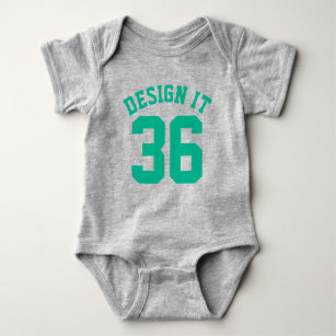 Diseño del jersey de los deportes del bebé el  