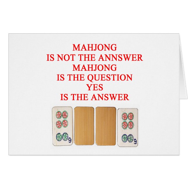 diseño del jugador del mahjong (Anverso (Horizontal))