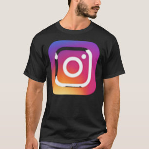 Diseño del logotipo de Instagram camiseta clásic
