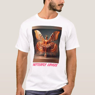 Diseño del logotipo de mariposa para camisetas