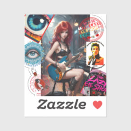 Diseño del logotipo de Pegatina cuadrado TLES 2025