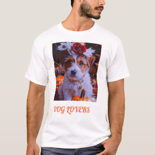 Diseño del logotipo Dog Lover para camisetas