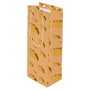 Diseño del Martes de Taco - Bolsa de regalo - Vino