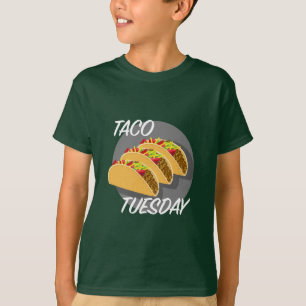 Diseño del Martes de Taco - Camiseta Básica para N