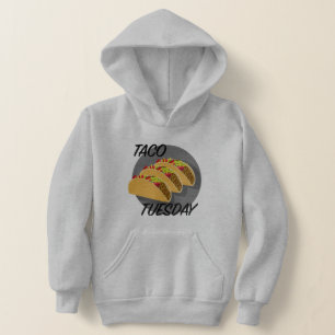 Diseño del Martes Taco - Hoodie Pullover para niño
