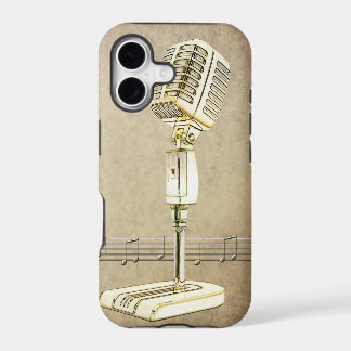 Diseño del micrófono del vintage