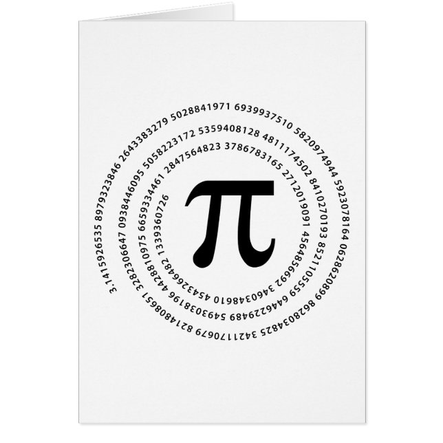 Diseño del número del pi (Frente)