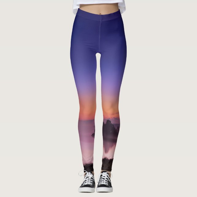 Diseño del otoño legging (Anverso)