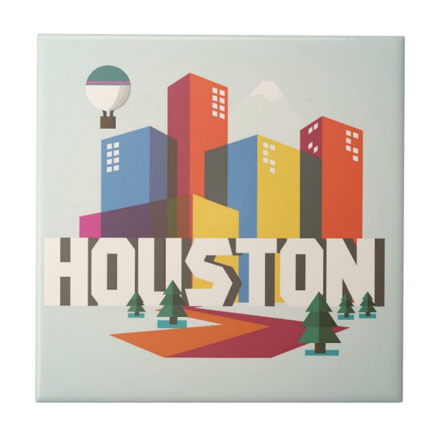 Diseño del paisaje urbano de Houston, Tejas el | (Frente)