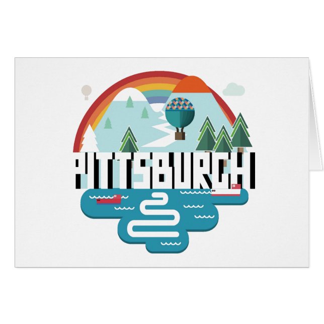 Diseño del paisaje urbano de Pittsburgh, (Anverso (Horizontal))