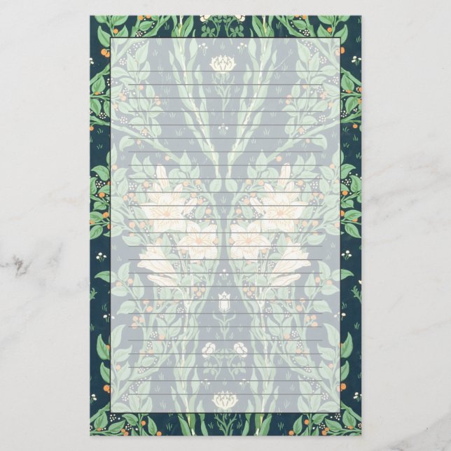 Diseño del papel pintado de Francisca (Anverso)