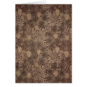 Diseño del papel pintado de la "vid", 1873