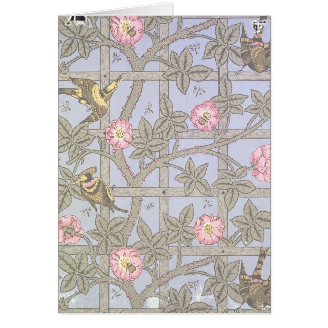 Diseño del papel pintado del "enrejado", 1864 (Frente)