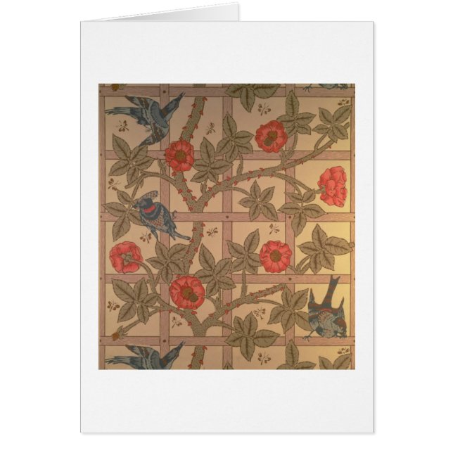 Diseño del papel pintado del "enrejado", 1864 (Frente)