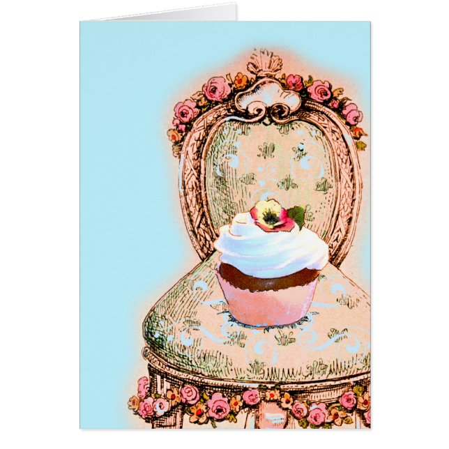 Diseño del pastel de té Fiesta (Frente)