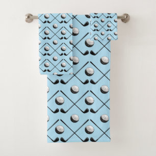 Diseño del patrón de golf azul