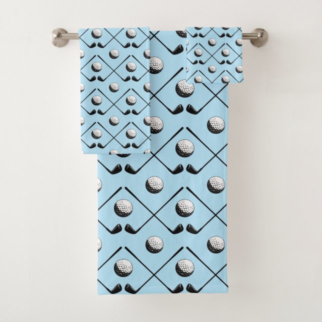 Diseño del patrón de golf azul (In situ)