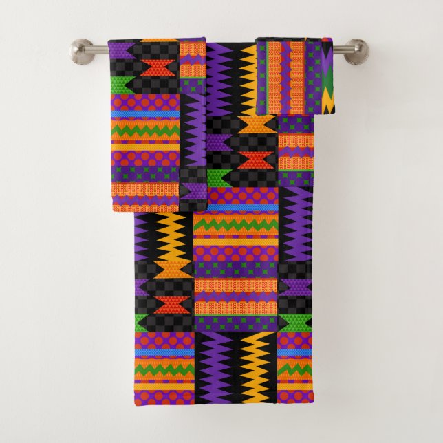 Diseño del patrón Kente de retroceso de los años 9 (In situ)