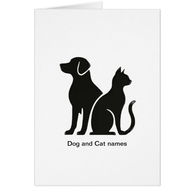 Diseño del perro y del gato (Frente)