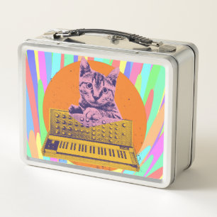 Diseño del productor de música sintetizador de gat