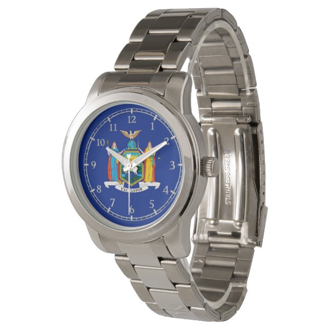 Diseño del reloj de la bandera del Estado de Nuevo (Angular)