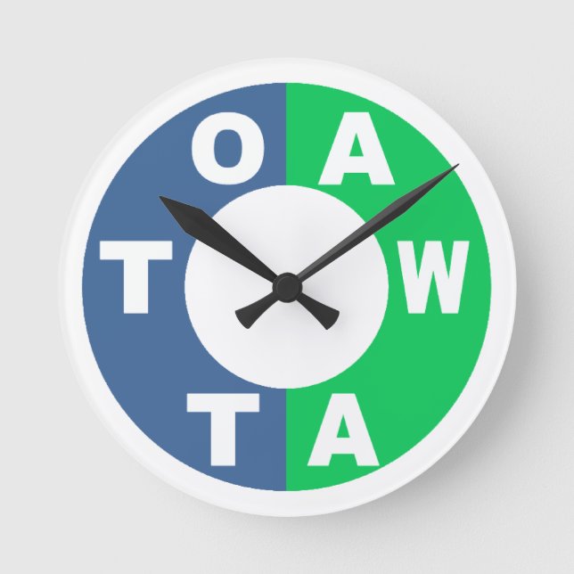 DISEÑO DEL Reloj de pared acrílico OTTAWA (Anverso)