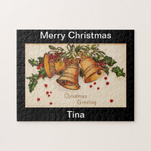 Diseño del rompecabezas navideño