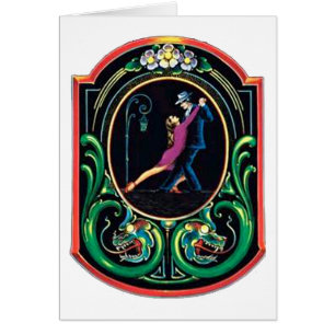 ¡Diseño del tango! ¡Arte del tango!