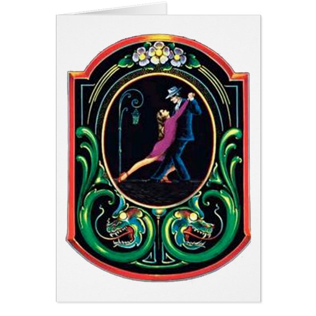 ¡Diseño del tango! ¡Arte del tango! (Frente)