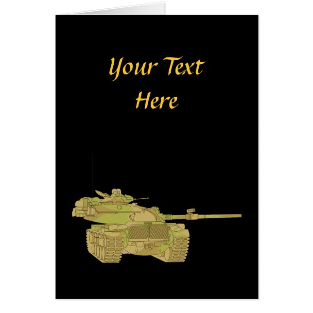Diseño del tanque militar de Camo (Frente)