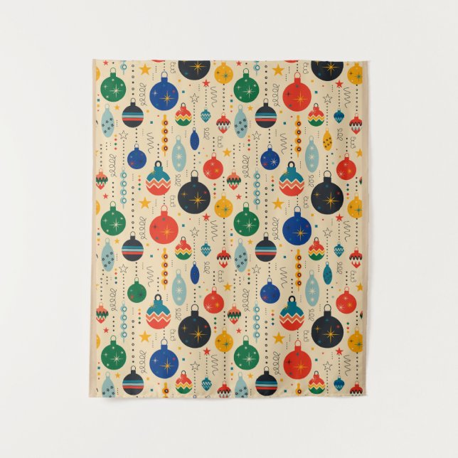 Diseño del tapiz con temática navidad (Anverso)