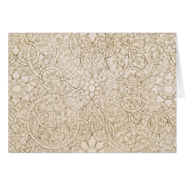 Diseño del techo para el cuarto de la perla, en (Anverso (Horizontal))