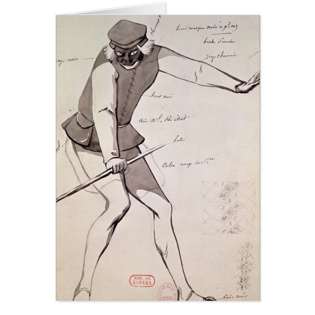 Diseño del traje para un acróbata (Frente)