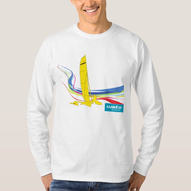 Diseño del Trimaran de Weta en la camiseta de (Anverso)