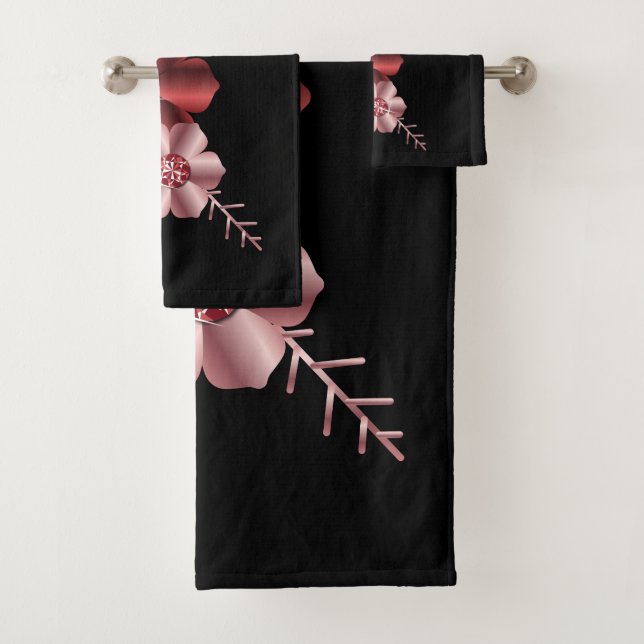 Diseño determinado de la toalla del cuarto de baño (In situ)