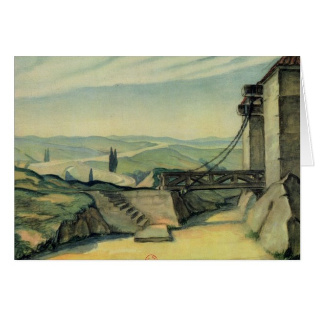 Diseño determinado para el acto II de la ópera (Anverso (Horizontal))