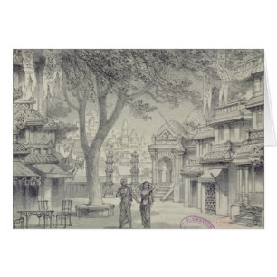 Diseño determinado para el acto II de la ópera