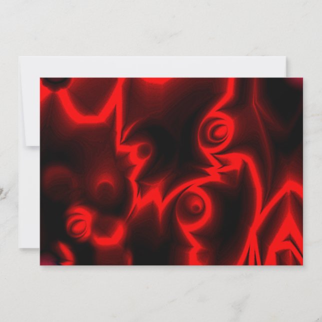 diseño digital giratorio rojo y negro (Anverso)