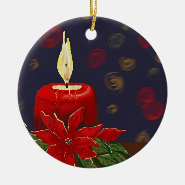 Diseño digital original de adorno navideño (Frente)