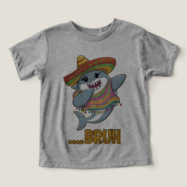 Diseño divertidísimo de Dabbing Shark Cinco de May (Diseño delantero )