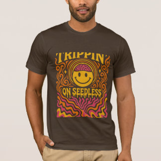 diseño divertido de camisetas masculinas de trippi