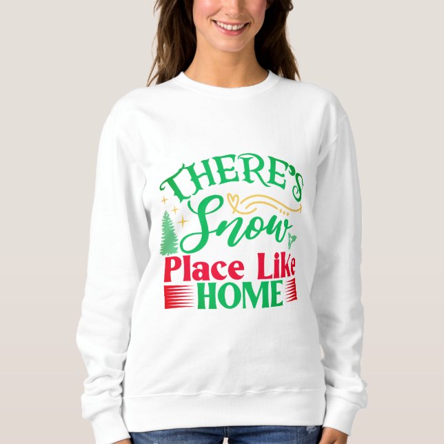 Diseño divertido de camisetas navideñas con un sen (Anverso)