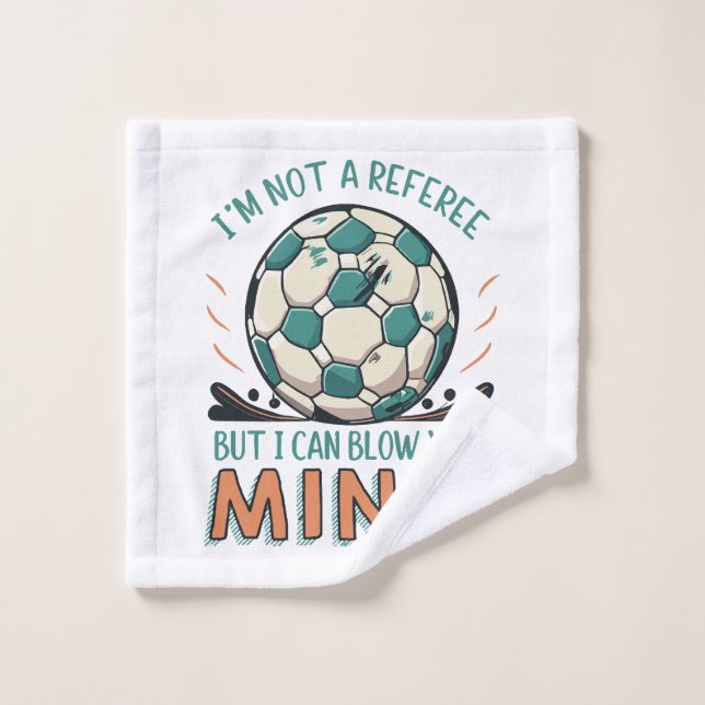 Diseño Divertido de Fútbol (Toallita)