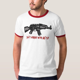 Diseño divertido de la camiseta de los militares